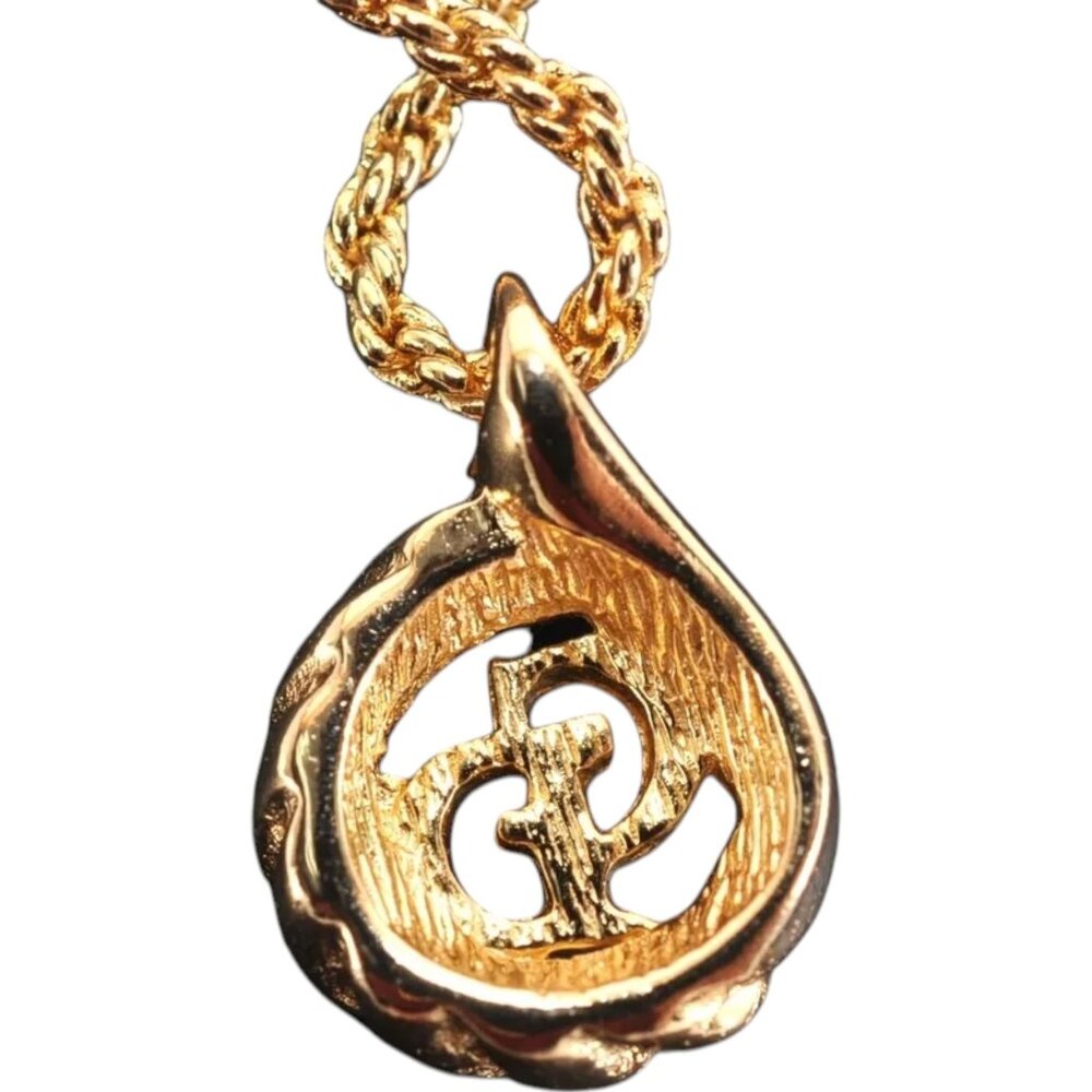 012172BV (L1) Christian Dior Necklace Chain Gold Metal - Picture 5 of 8